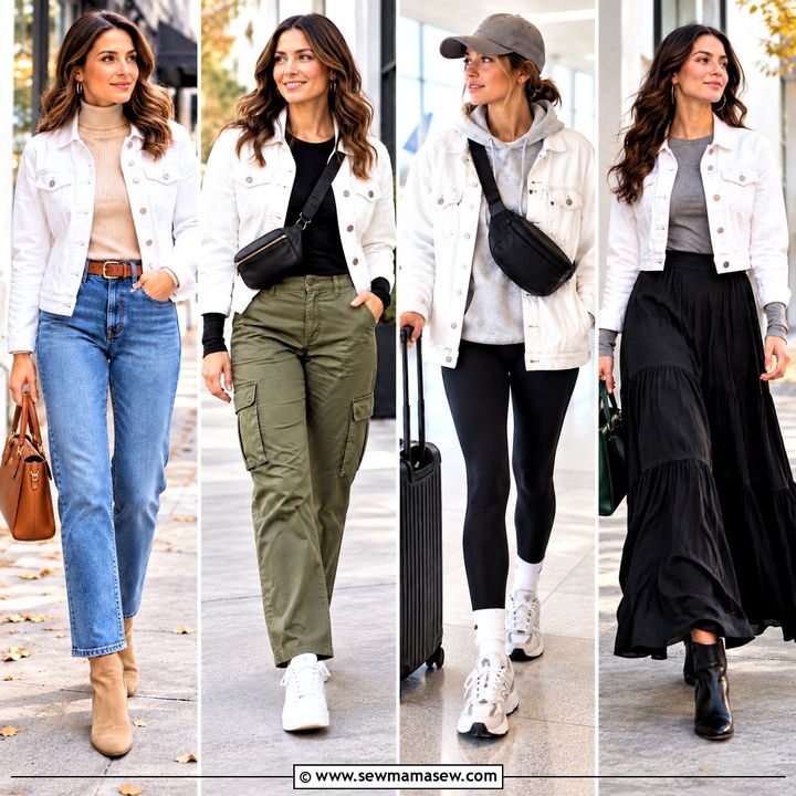 20 White Jean Jacket Outfits Fall Fans Will Love to Layer