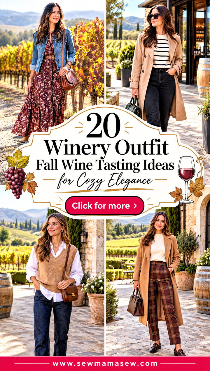 20 Winery Outfit Fall Wine Tasting Ideas for Cozy Elegance - 20 Winery Outfit Fall Wine Tasting Ideas for Cozy Elegance