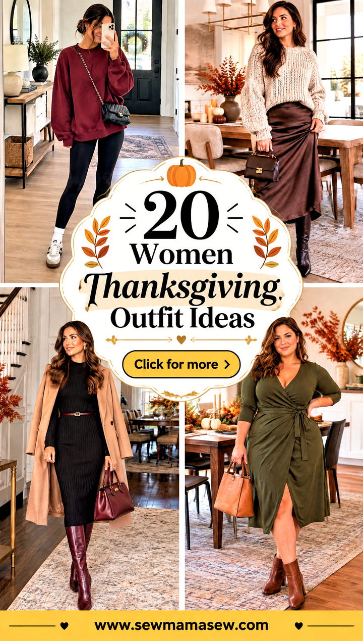 20 Women Thanksgiving Outfit Ideas for a Cozy Family Feast - 20 Women Thanksgiving Outfit Ideas for a Cozy Family Feast