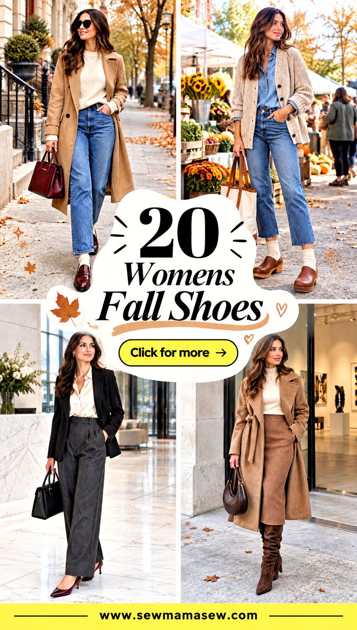 20 Womens Fall Shoes for Chic Effortless Everyday Outfits - 20 Womens Fall Shoes for Chic, Effortless Everyday Outfits