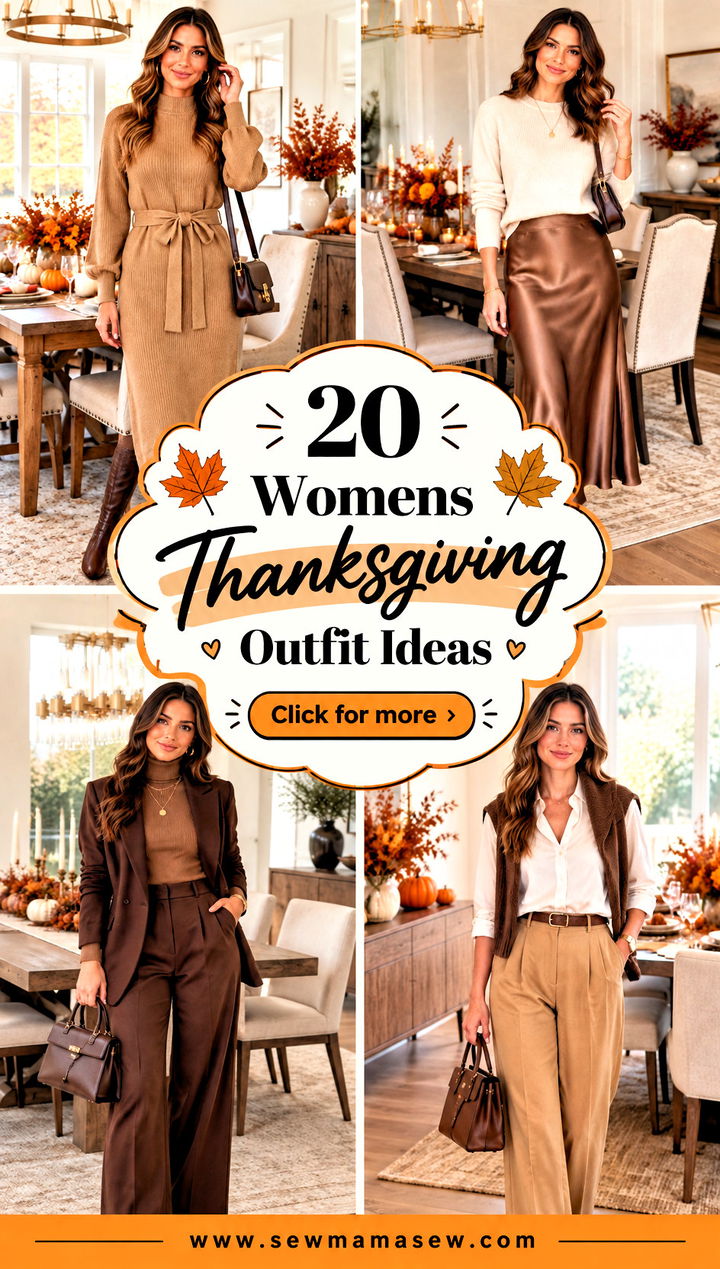20 Womens Thanksgiving Outfit Ideas for Chic Cozy Hosting - 20 Womens Thanksgiving Outfit Ideas for Chic, Cozy Hosting