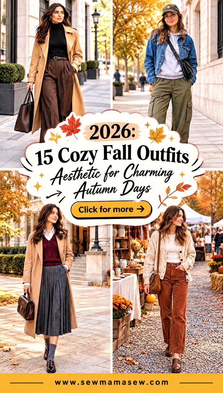 2026 15 Cozy Fall Outfits Aesthetic for Charming Autumn Days - 2026: 15 Cozy Fall Outfits Aesthetic for Charming Autumn Days