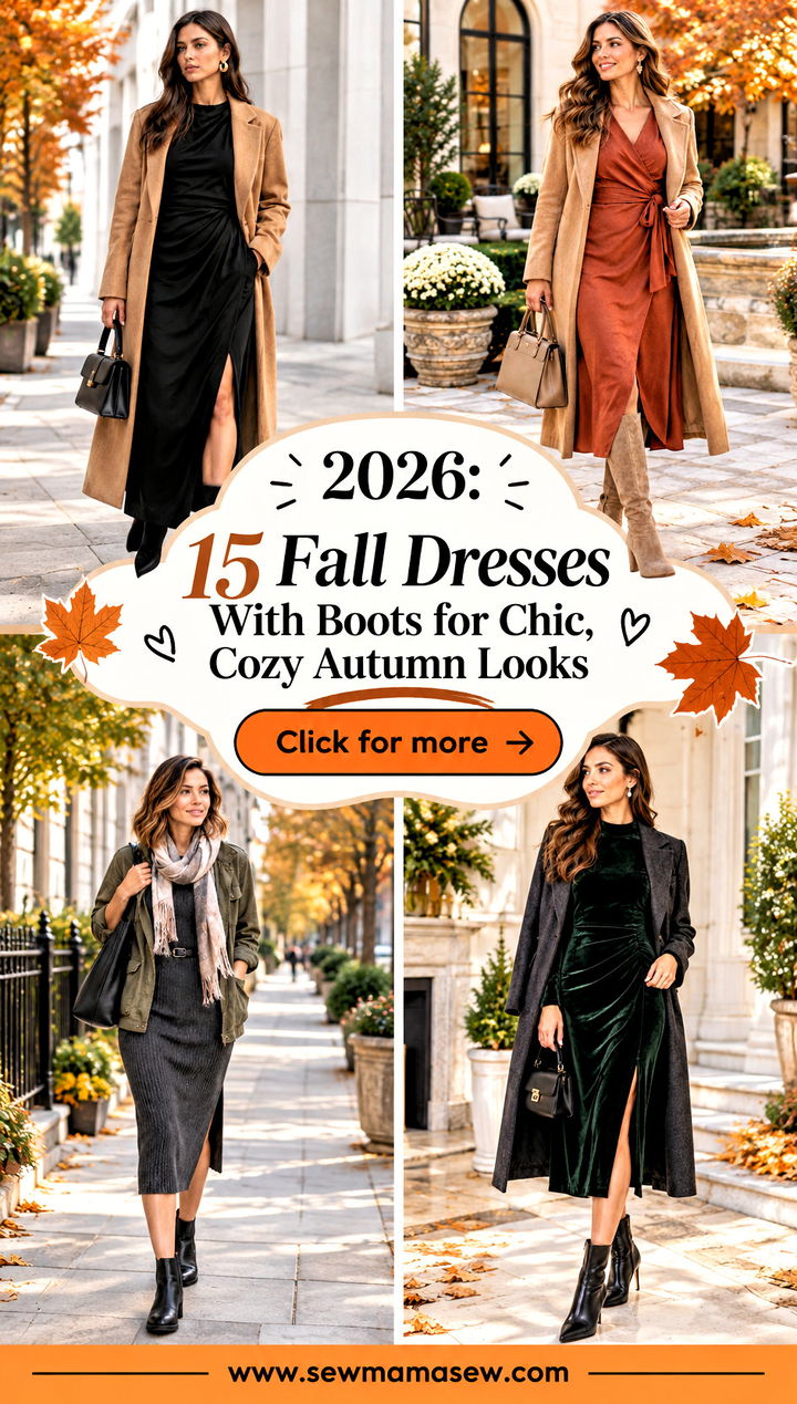 2026 15 Fall Dresses With Boots for Chic Cozy Autumn Looks - 2026: 15 Fall Dresses With Boots for Chic, Cozy Autumn Looks