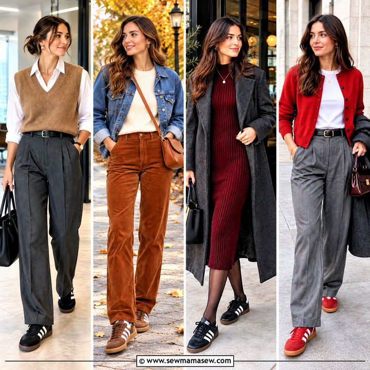 25 Adidas Samba Outfit Women Autumn Ideas: Chic City Looks