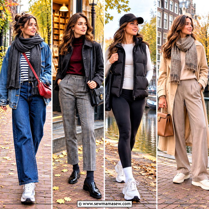 25 Amsterdam Outfit Autumn Ideas for Cozy Canal-Side Days