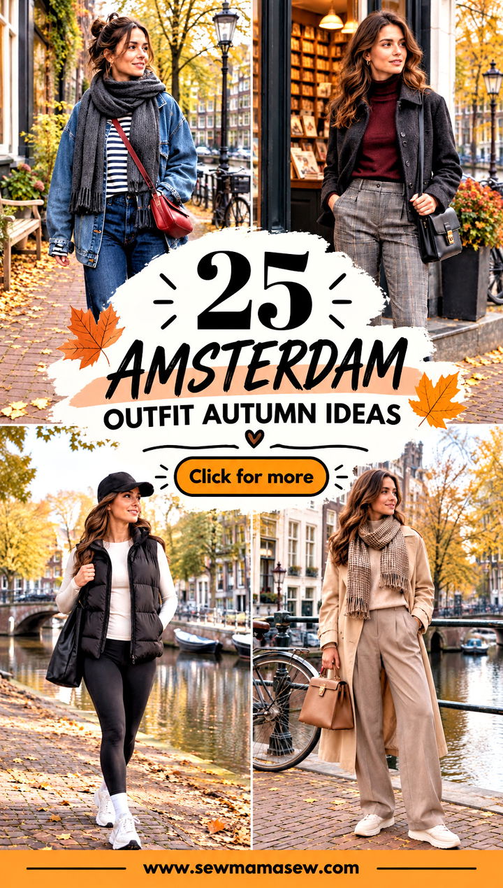 25 Amsterdam Outfit Autumn Ideas for Cozy Canal-Side Days - 25 Amsterdam Outfit Autumn Ideas for Cozy Canal-Side Days