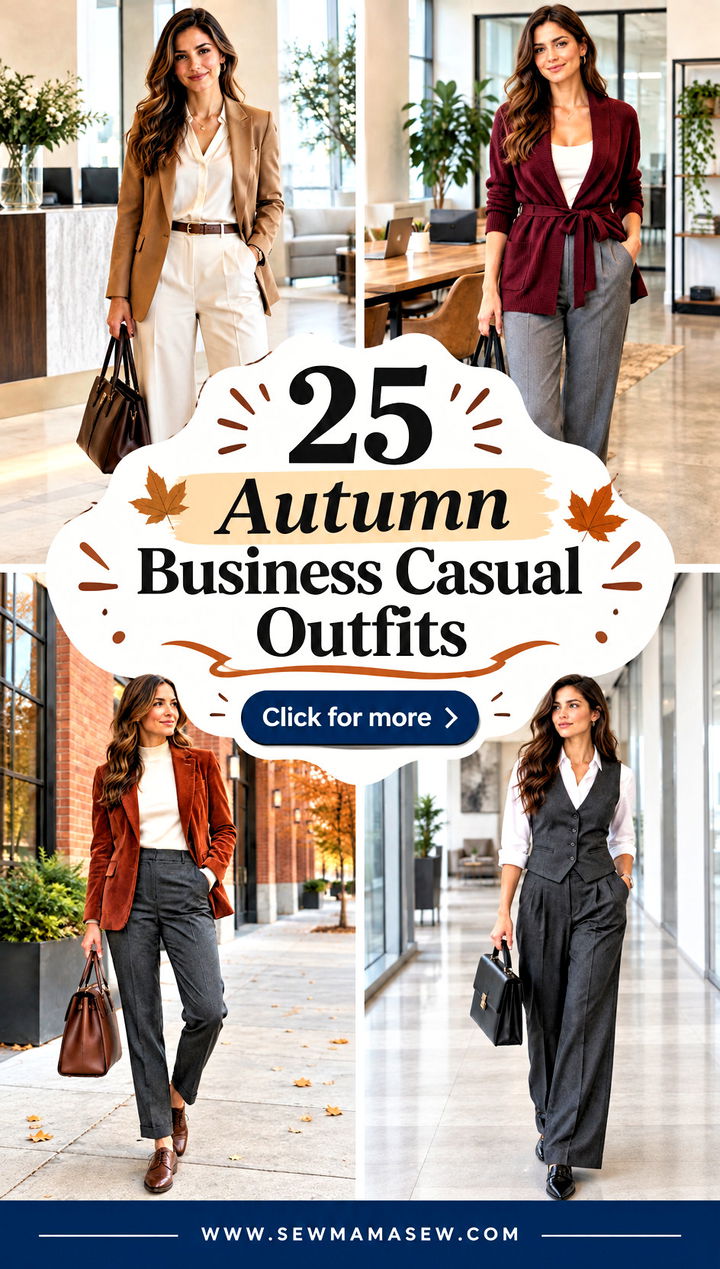 25 Autumn Business Casual Outfits for Confident Workdays - 25 Autumn Business Casual Outfits for Confident Workdays
