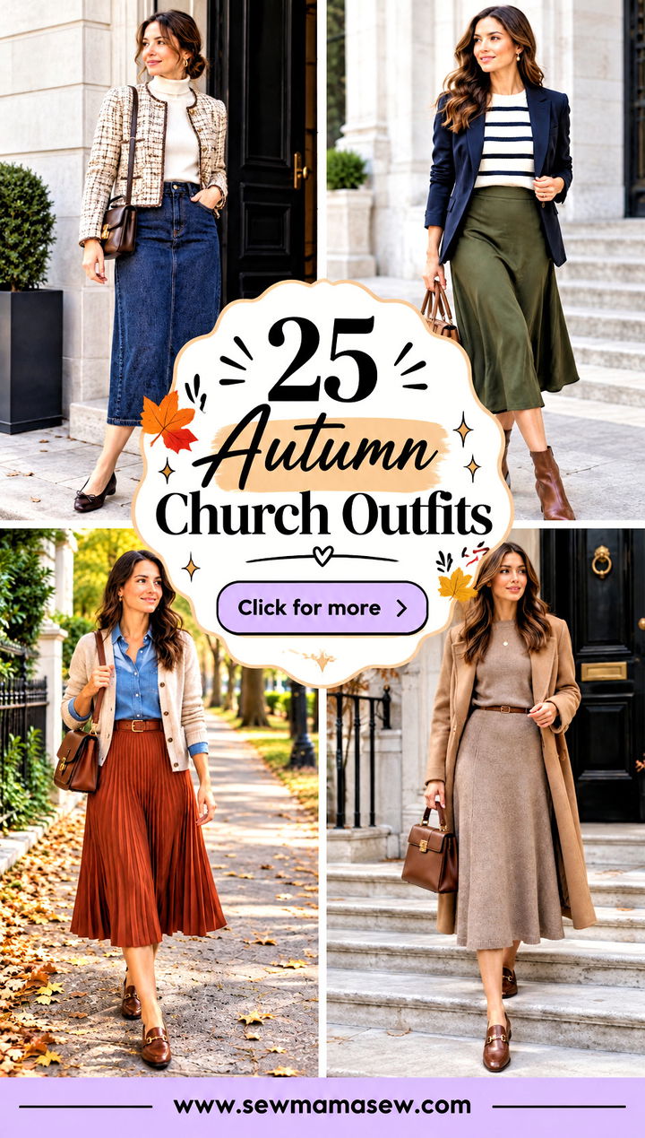 25 Autumn Church Outfits for Graceful Cozy Sunday Style - 25 Autumn Church Outfits for Graceful, Cozy Sunday Style