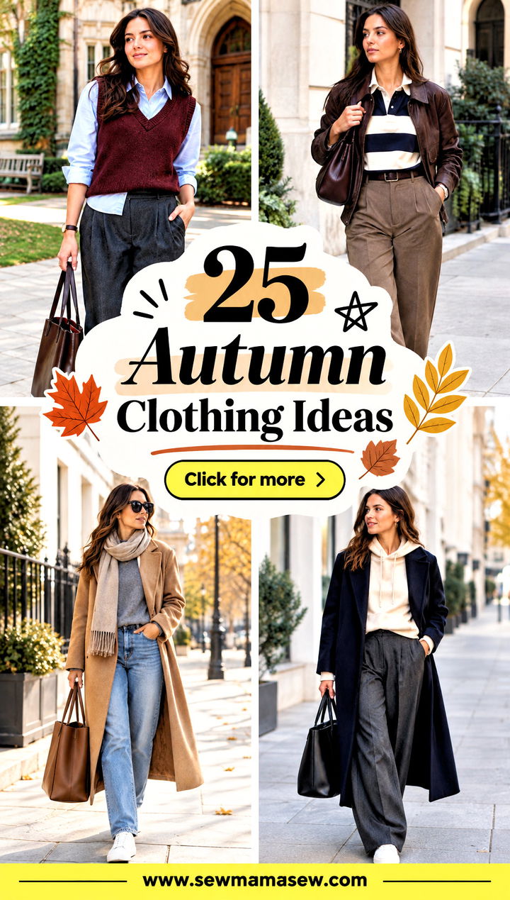 25 Autumn Clothing Ideas for a Cozy Stylish Season Ahead - 25 Autumn Clothing Ideas for a Cozy, Stylish Season Ahead
