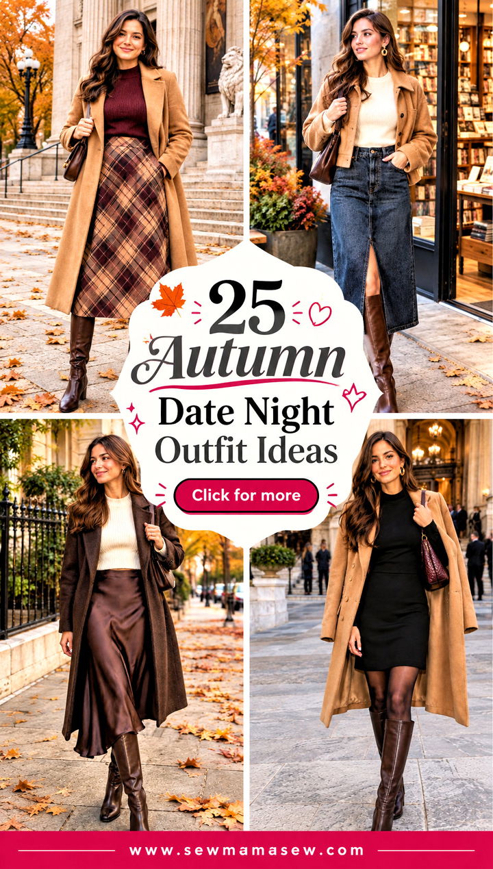 25 Autumn Date Night Outfit Ideas for Cozy Romantic Plans - 25 Autumn Date Night Outfit Ideas for Cozy, Romantic Plans
