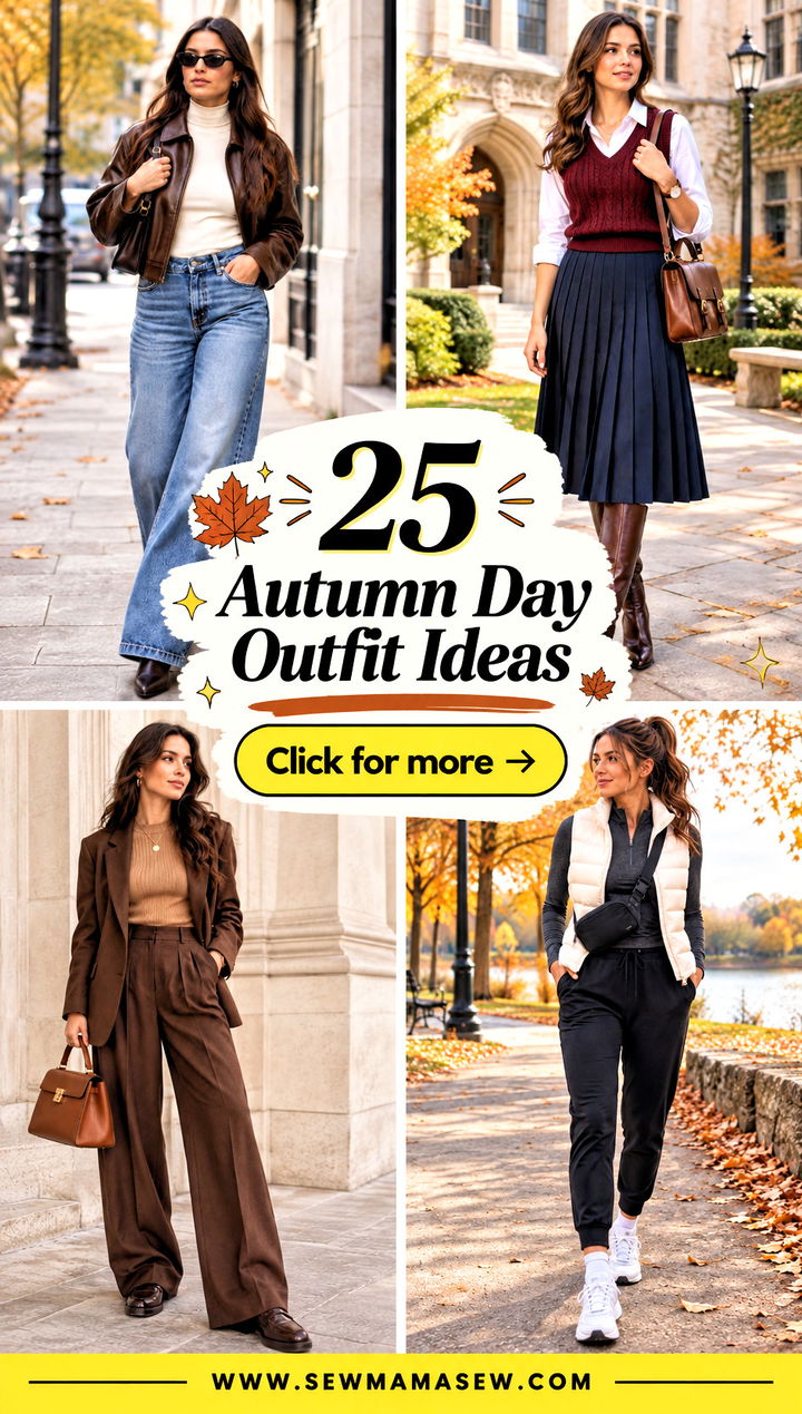 25 Autumn Day Outfit Ideas for Cozy Effortless Adventures - 25 Autumn Day Outfit Ideas for Cozy, Effortless Adventures