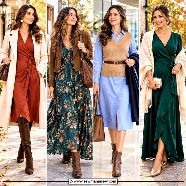 25 Autumn Dress Outfit Ideas for Cozy Confident Styling