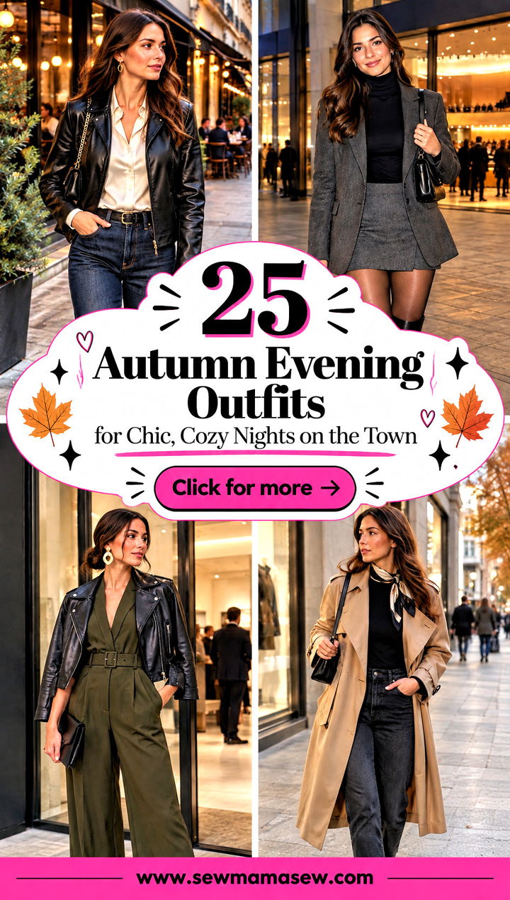 25 Autumn Evening Outfits for Chic Cozy Nights on the Town - 25 Autumn Evening Outfits for Chic, Cozy Nights on the Town