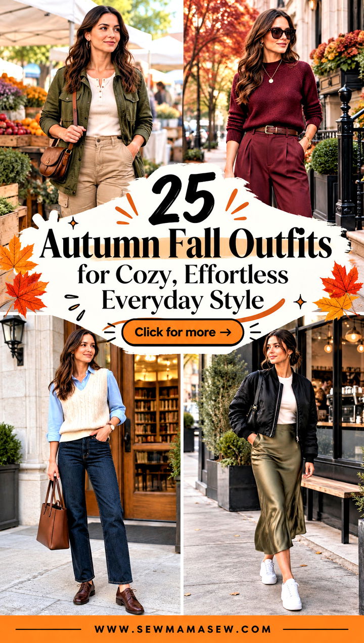25 Autumn Fall Outfits for Cozy Effortless Everyday Style - 25 Autumn Fall Outfits for Cozy, Effortless Everyday Style