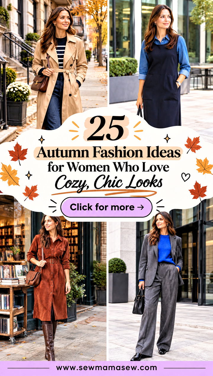 25 Autumn Fashion Ideas for Women Who Love Cozy Chic Looks - 25 Autumn Fashion Ideas for Women Who Love Cozy, Chic Looks