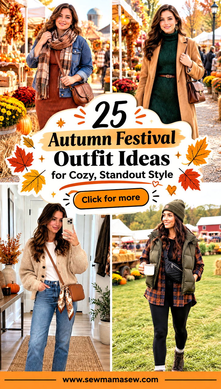 25 Autumn Festival Outfit Ideas for Cozy Standout Style - 25 Autumn Festival Outfit Ideas for Cozy, Standout Style