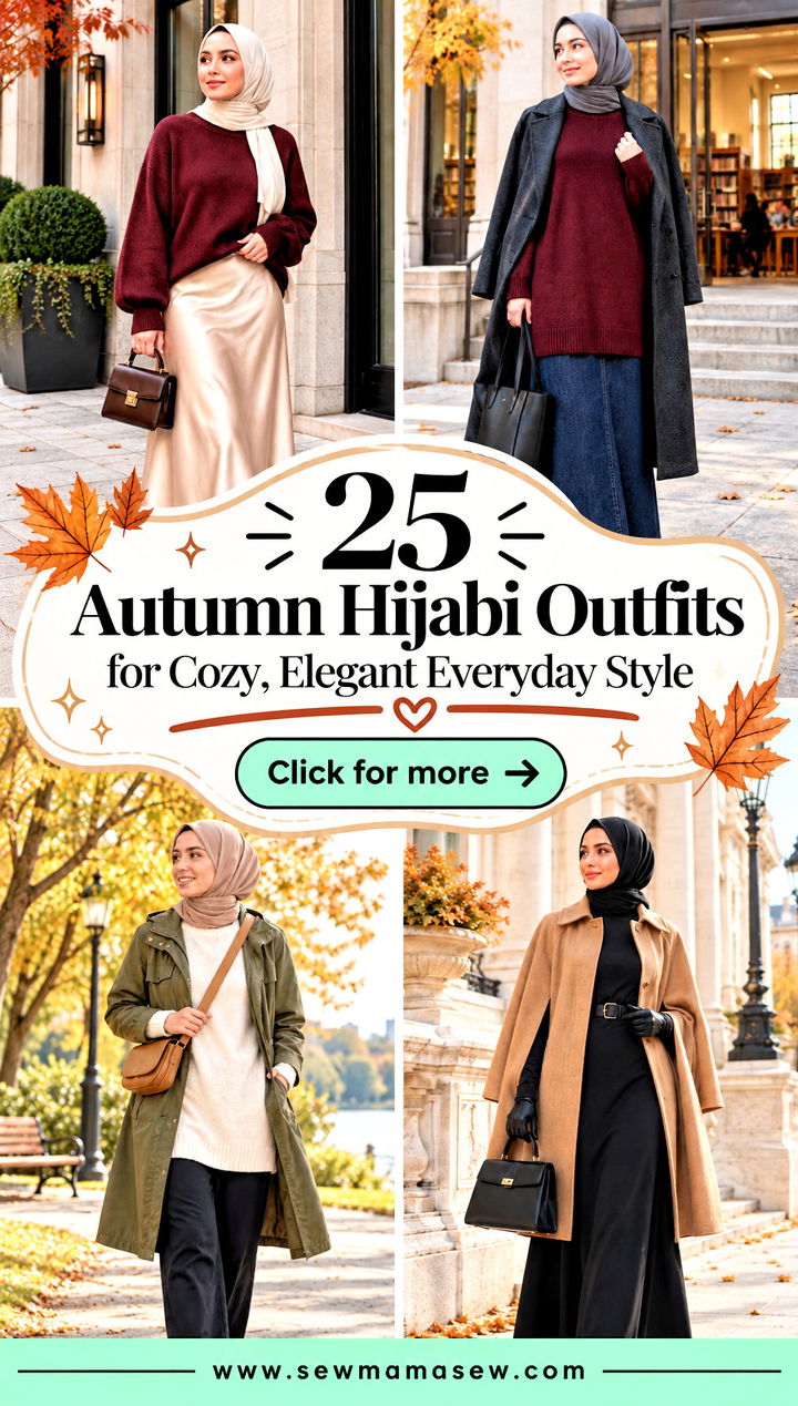 25 Autumn Hijabi Outfits for Cozy Elegant Everyday Style - 25 Autumn Hijabi Outfits for Cozy, Elegant Everyday Style