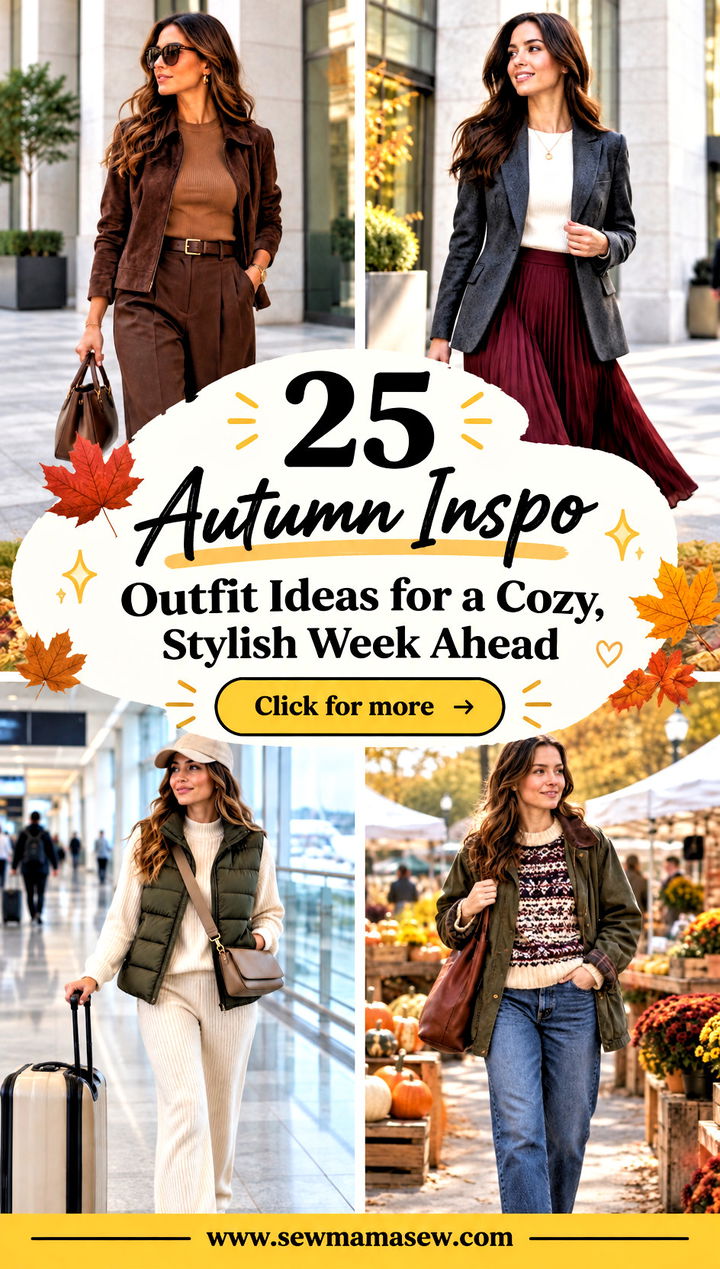 25 Autumn Inspo Outfit Ideas for a Cozy Stylish Week Ahead - 25 Autumn Inspo Outfit Ideas for a Cozy, Stylish Week Ahead