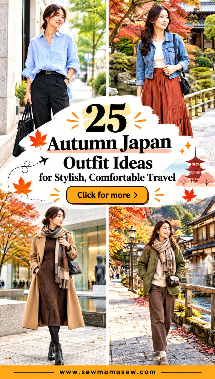 25 Autumn Japan Outfit Ideas for Stylish Comfortable Travel - 25 Autumn Japan Outfit Ideas for Stylish, Comfortable Travel