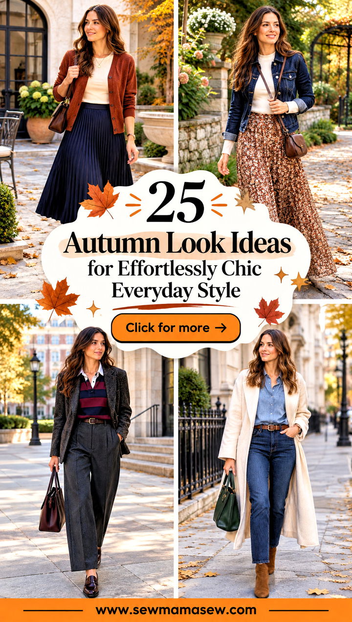 25 Autumn Look Ideas for Effortlessly Chic Everyday Style - 25 Autumn Look Ideas for Effortlessly Chic Everyday Style