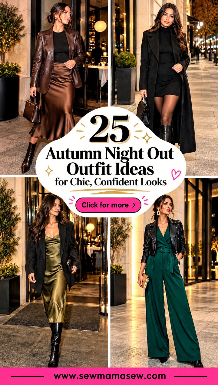 25 Autumn Night Out Outfit Ideas for Chic Confident Looks - 25 Autumn Night Out Outfit Ideas for Chic, Confident Looks