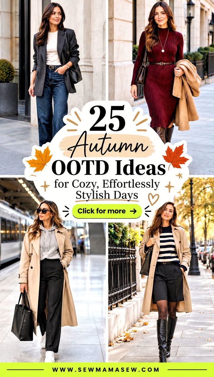 25 Autumn OOTD Ideas for Cozy Effortlessly Stylish Days - 25 Autumn OOTD Ideas for Cozy, Effortlessly Stylish Days