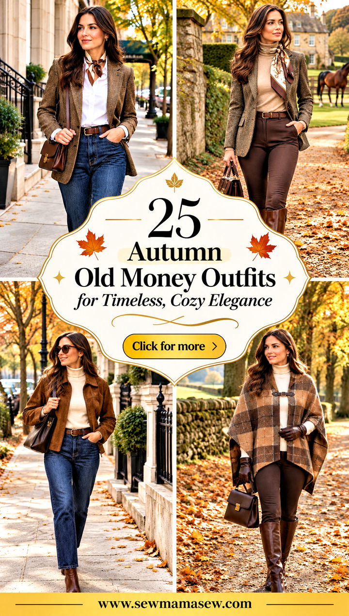 25 Autumn Old Money Outfits for Timeless Cozy Elegance - 25 Autumn Old Money Outfits for Timeless, Cozy Elegance