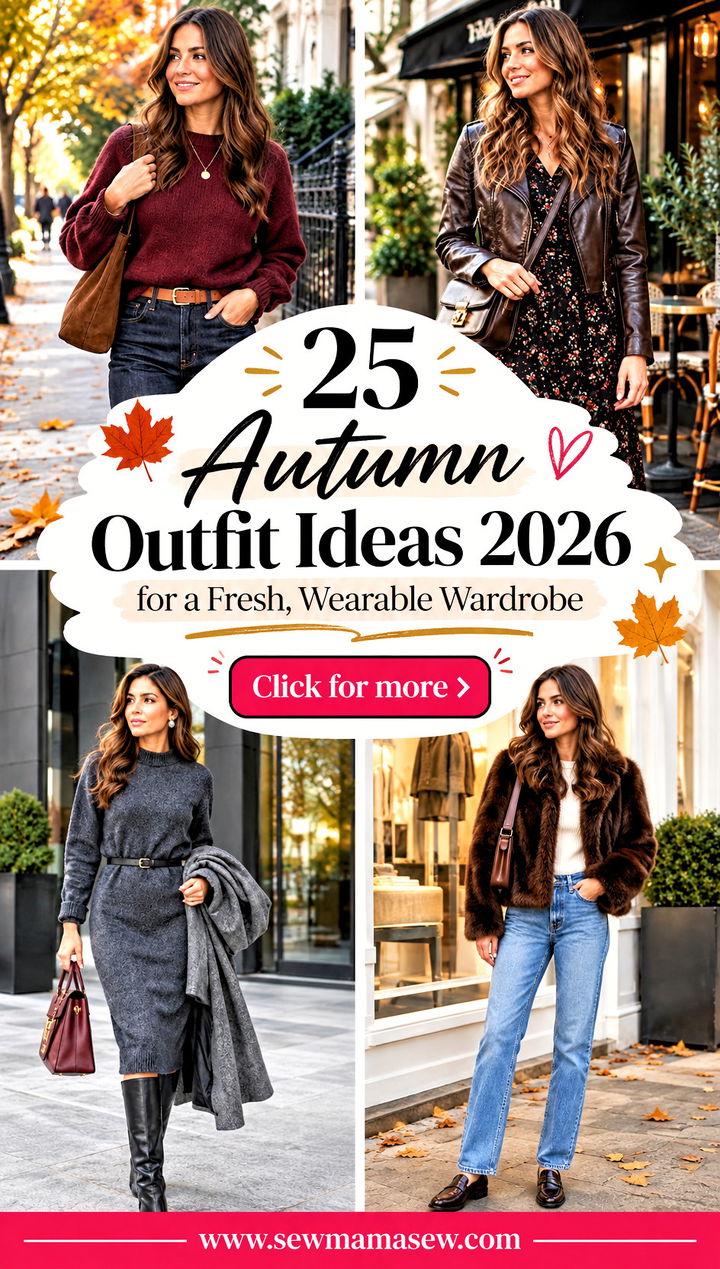 25 Autumn Outfit Ideas 2026 for a Fresh Wearable Wardrobe - 25 Autumn Outfit Ideas 2026 for a Fresh, Wearable Wardrobe