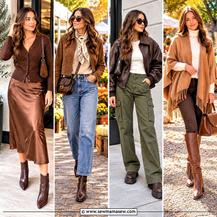 25 Autumn Outfits Brown Cozy Looks for Everyday Elegance