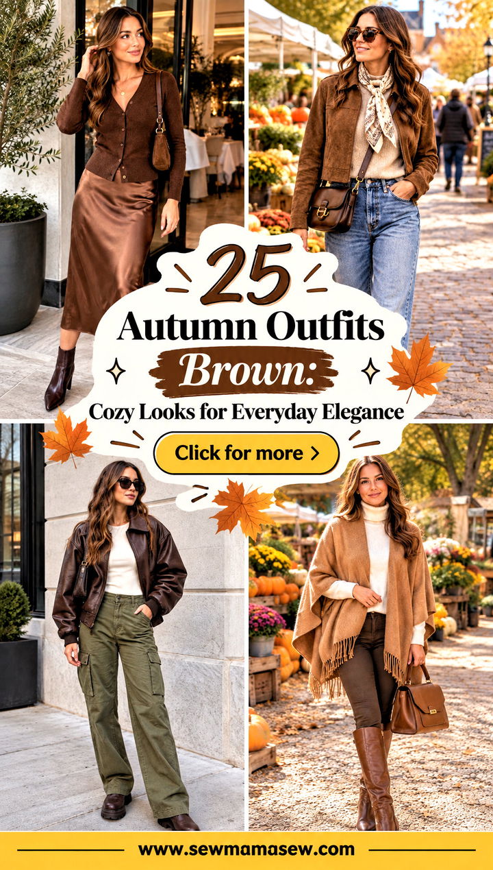 25 Autumn Outfits Brown Cozy Looks for Everyday Elegance - 25 Autumn Outfits Brown: Cozy Looks for Everyday Elegance