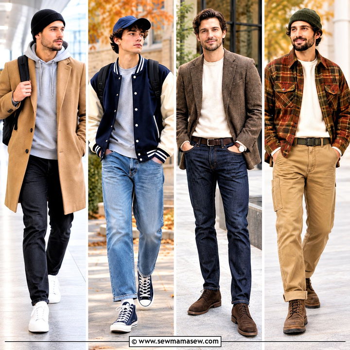 25 Autumn Outfits Men Casual: Easy Style for Crisp Days