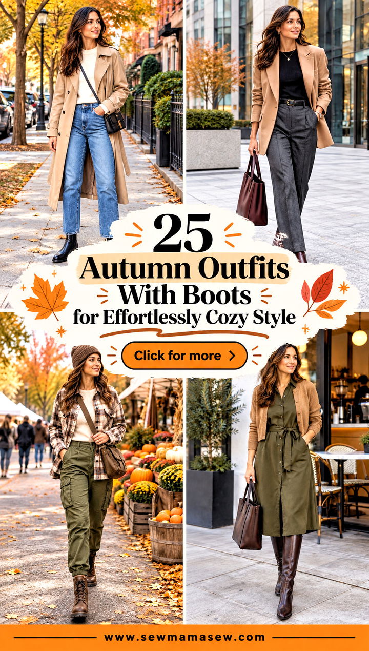 25 Autumn Outfits With Boots for Effortlessly Cozy Style - 25 Autumn Outfits With Boots for Effortlessly Cozy Style