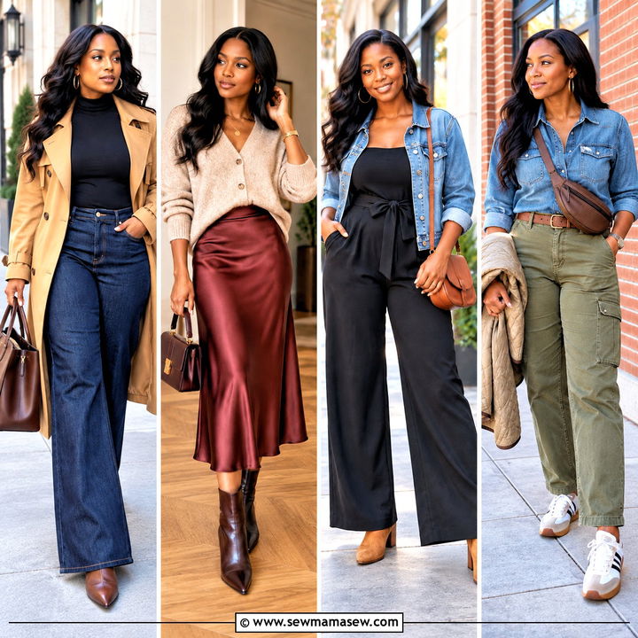 25 Autumn Outfits for Black Women for Chic, Cozy Weekends
