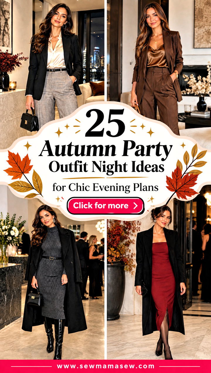 25 Autumn Party Outfit Night Ideas for Chic Evening Plans - 25 Autumn Party Outfit Night Ideas for Chic Evening Plans