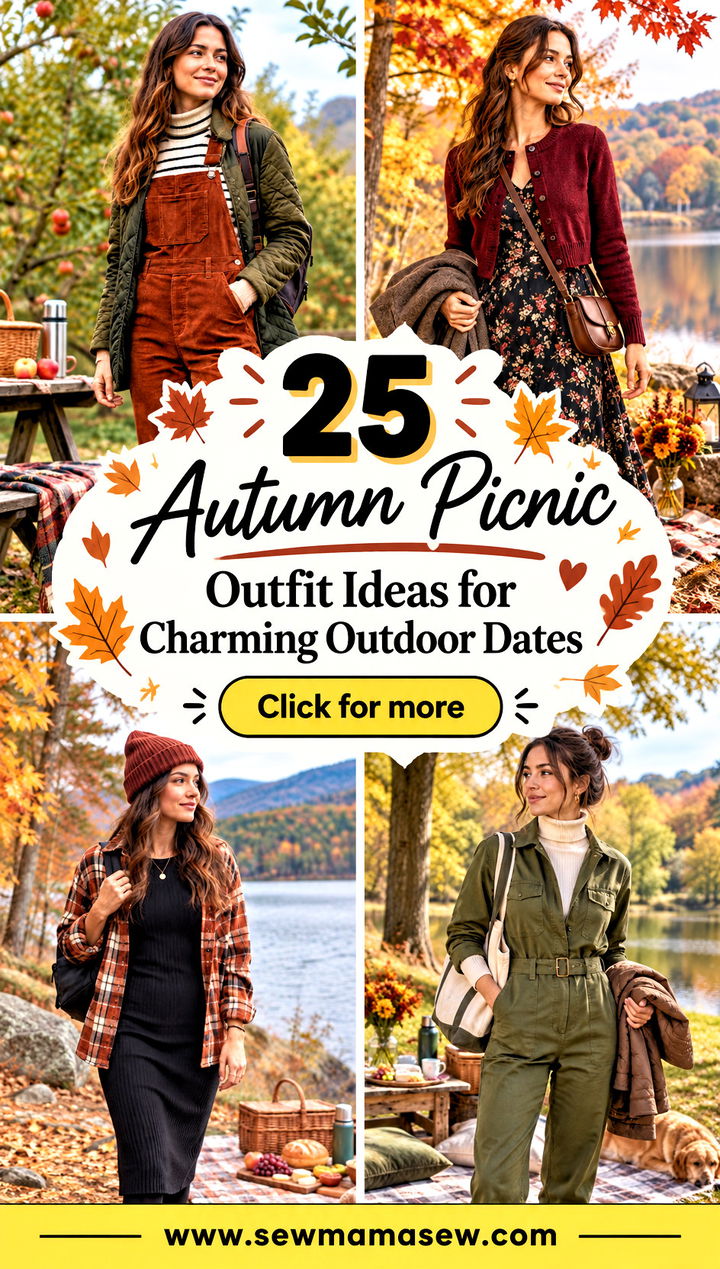 25 Autumn Picnic Outfit Ideas for Charming Outdoor Dates - 25 Autumn Picnic Outfit Ideas for Charming Outdoor Dates