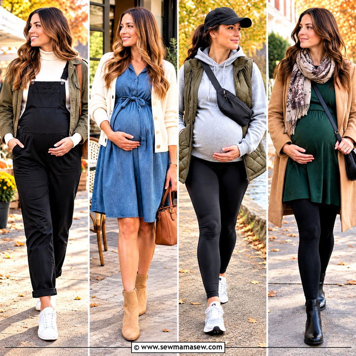 25 Autumn Pregnancy Outfits for Cozy, Stylish Days Ahead