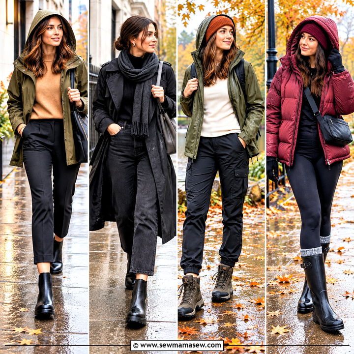 25 Autumn Rainy Day Outfit Ideas for Cozy, Practical Style
