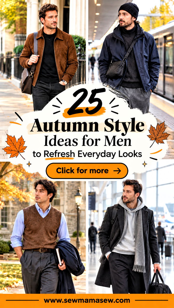 25 Autumn Style Ideas for Men to Refresh Everyday Looks - 25 Autumn Style Ideas for Men to Refresh Everyday Looks