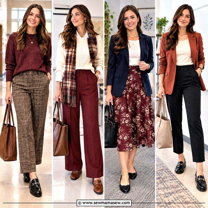 25 Autumn Teacher Outfits for Cozy Confident School Days