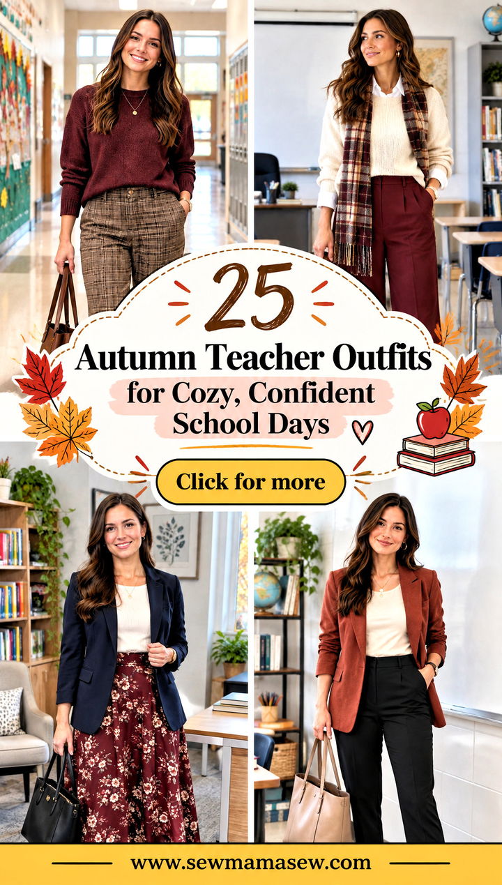 25 Autumn Teacher Outfits for Cozy Confident School Days - 25 Autumn Teacher Outfits for Cozy, Confident School Days