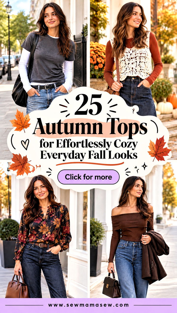 25 Autumn Tops for Effortlessly Cozy Everyday Fall Looks - 25 Autumn Tops for Effortlessly Cozy Everyday Fall Looks