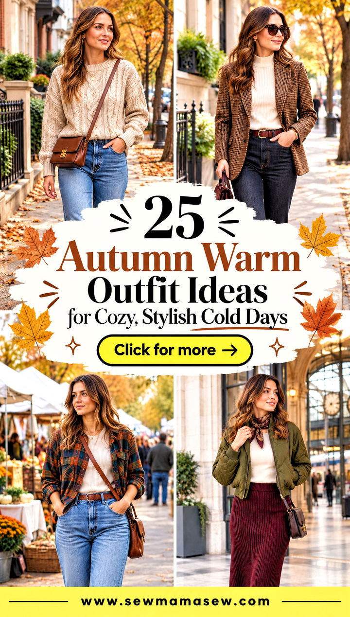 25 Autumn Warm Outfit Ideas for Cozy Stylish Cold Days - 25 Autumn Warm Outfit Ideas for Cozy, Stylish Cold Days