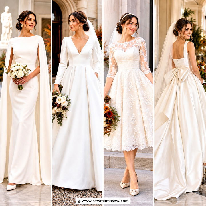 25 Autumn Wedding Dress Ideas for a Romantic Fall Bridal Look