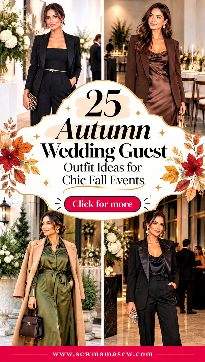 25 Autumn Wedding Guest Outfit Ideas for Chic Fall Events - 25 Autumn Wedding Guest Outfit Ideas for Chic Fall Events