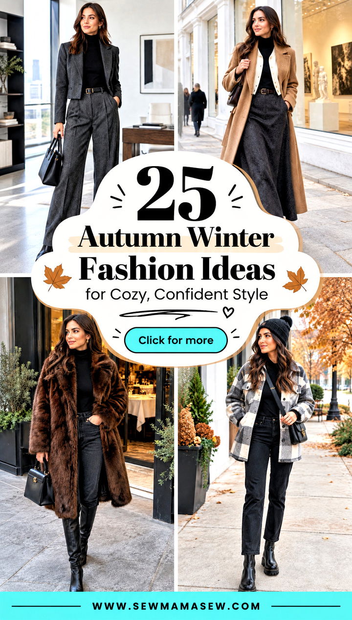 25 Autumn Winter Fashion Ideas for Cozy Confident Style - 25 Autumn Winter Fashion Ideas for Cozy, Confident Style