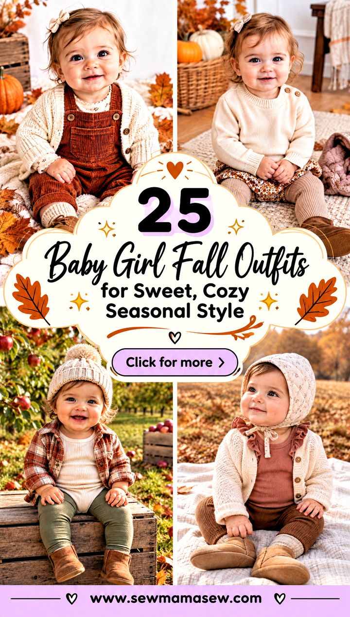25 Baby Girl Fall Outfits for Sweet Cozy Seasonal Style - 25 Baby Girl Fall Outfits for Sweet, Cozy Seasonal Style