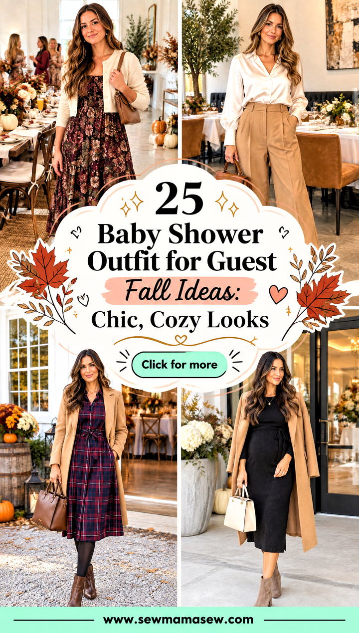 25 Baby Shower Outfit for Guest Fall Ideas Chic Cozy Looks - 25 Baby Shower Outfit for Guest Fall Ideas: Chic, Cozy Looks