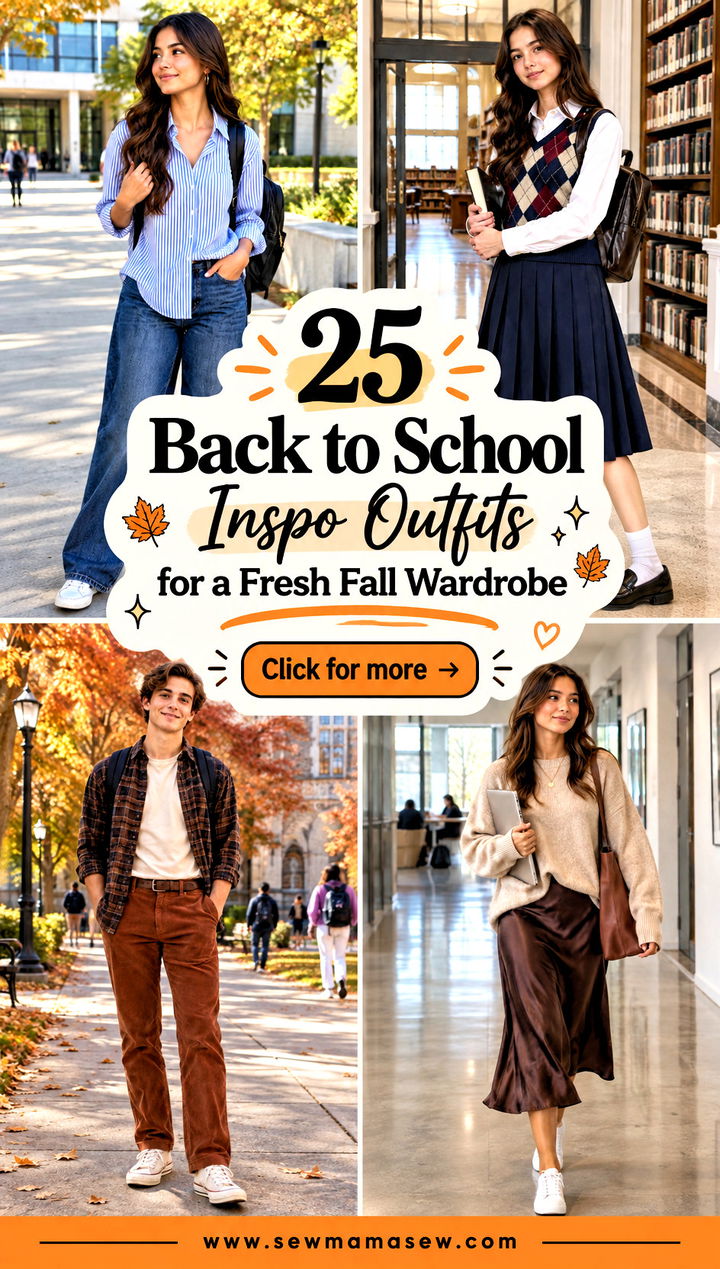 25 Back to School Inspo Outfits for a Fresh Fall Wardrobe - 25 Back to School Inspo Outfits for a Fresh Fall Wardrobe