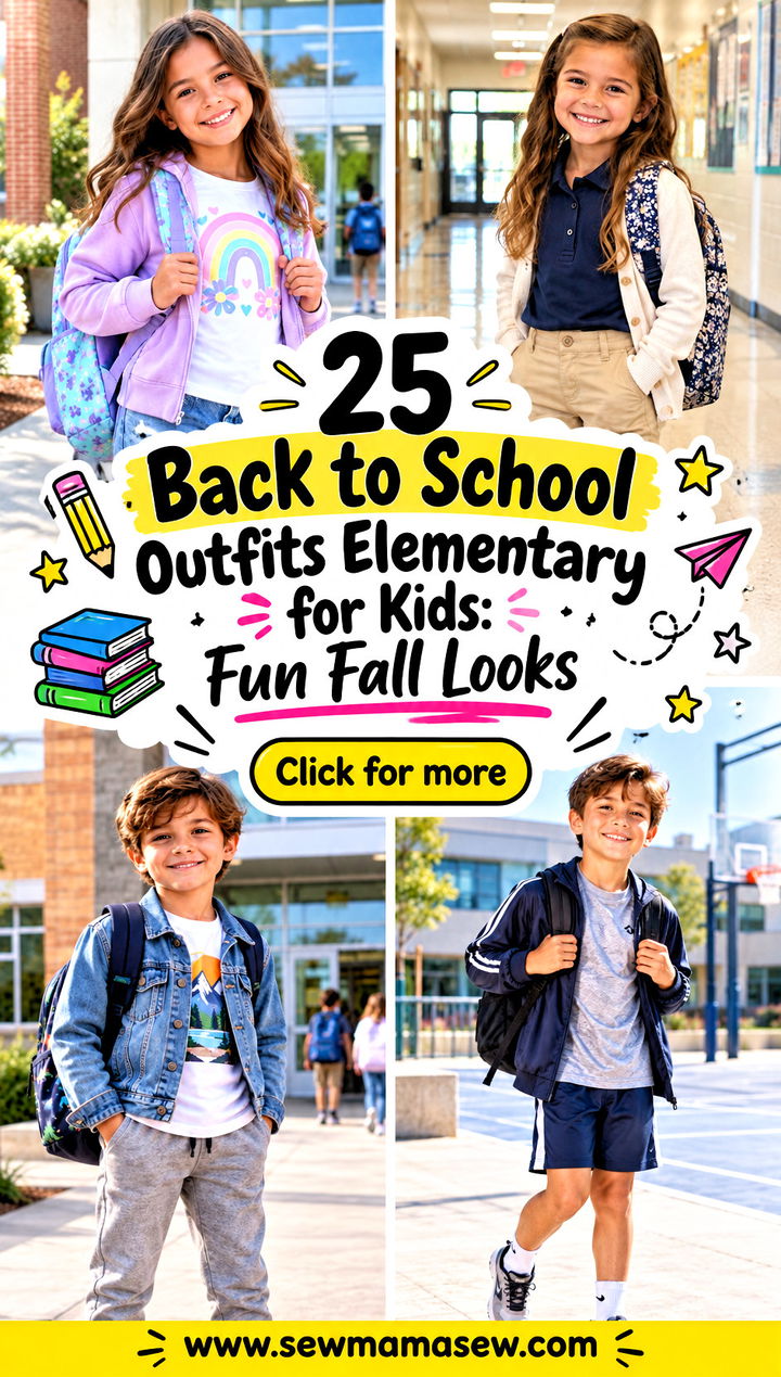 25 Back to School Outfits Elementary for Kids Fun Fall Looks - 25 Back to School Outfits Elementary for Kids: Fun Fall Looks