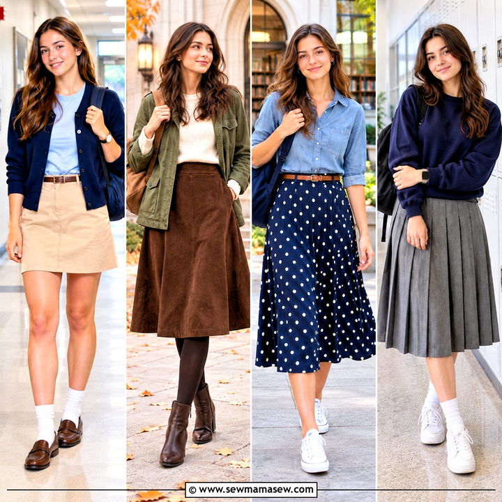 25 Back to School Outfits Skirt Ideas for a Fresh Fall Look